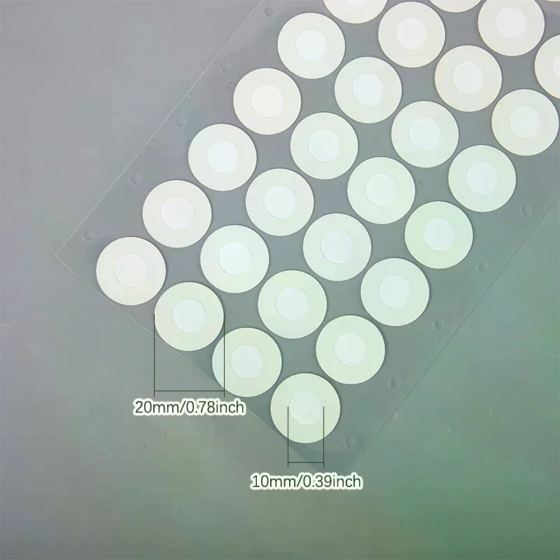 32pc/sheet Synthetic Sterile Mesh Filter Paper Stickers 20mm Hydrophobic Breathable Membrane for Mushroom Cultivation Wide