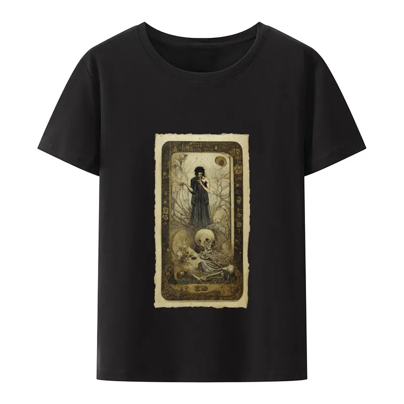 Classic Dream of Endless The Sandman Modal T-Shirt Men Women Short-sleev Black White Print Tee Creative Fashion Casual Tops