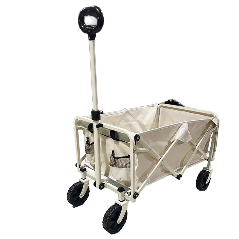 High Quality Big Folding other Camping hiking product Beach Wagon Cart Outdoor Wagon Trolley With Long Handle