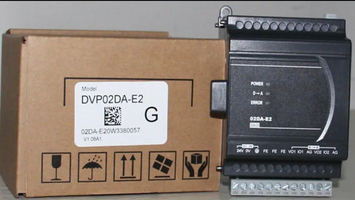 

DVP02DA-E2 ES2/EX2 Series Analog I/O Module AO 2 new in box