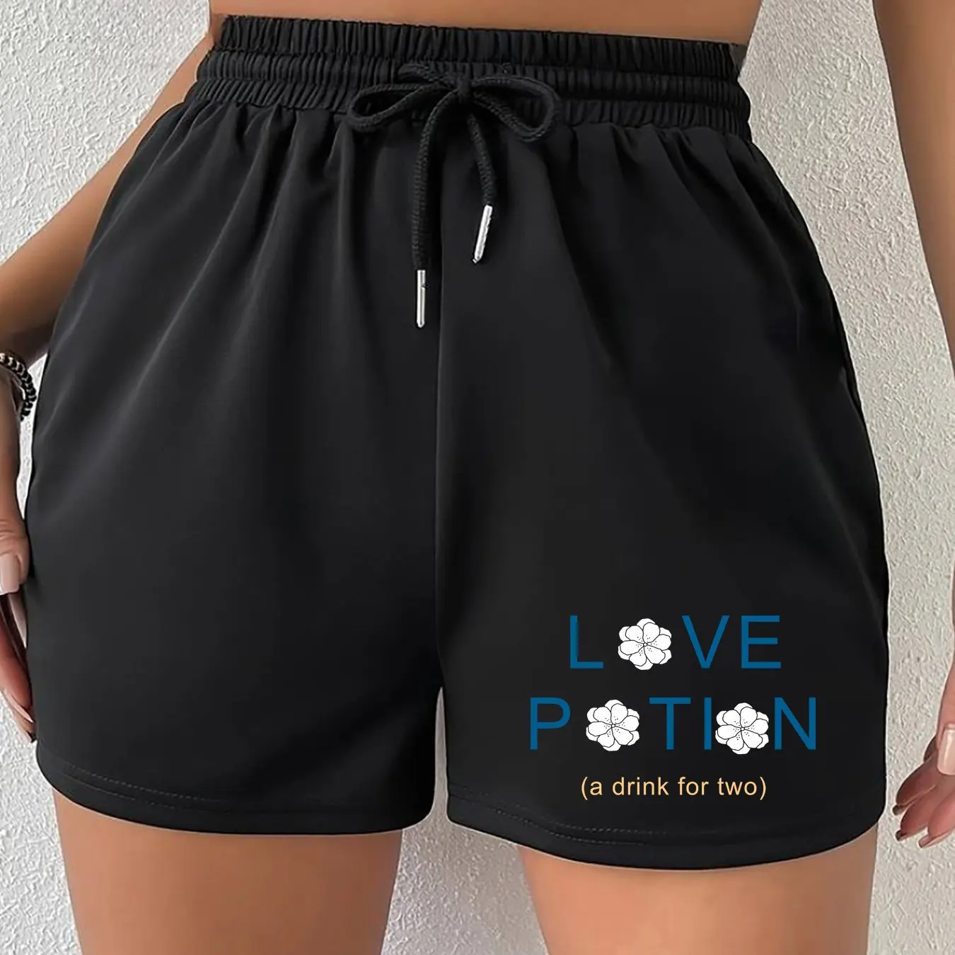 

Ladies' Casual Sports Retro Niche Design Shorts, Summer Casual Versatile American Trend Outerwear Pants, Summer Beach Pants
