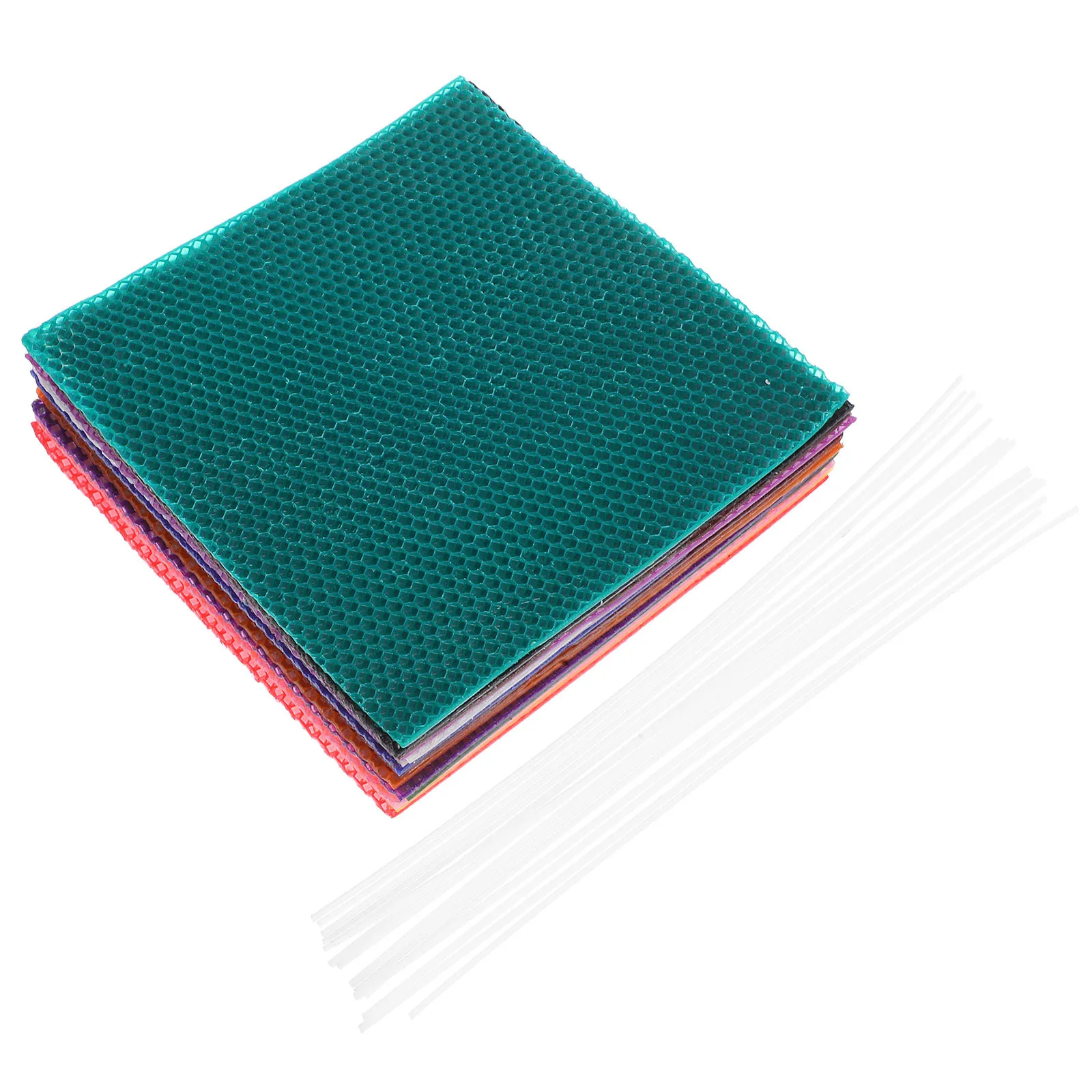 

1Set Rolled Beeswax Sheets Easy to Shape for Handmade Candles Natural Wax Material Perfect for Party Wedding Festival