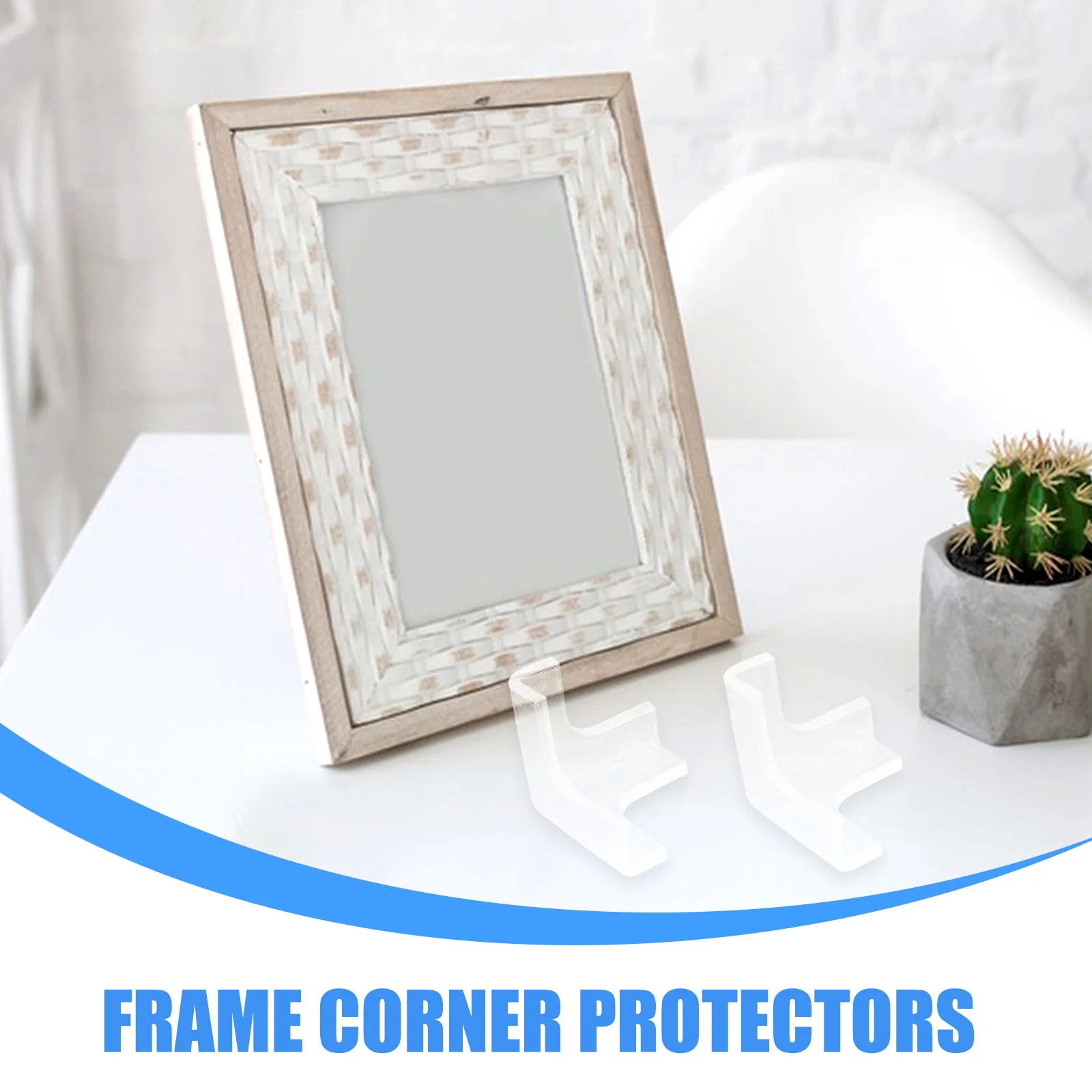 

20Pcs Clear Picture Frame Corner Protectors Strong Protective Edge Covers for Photo Frames Oil Paintings Packaging Corner