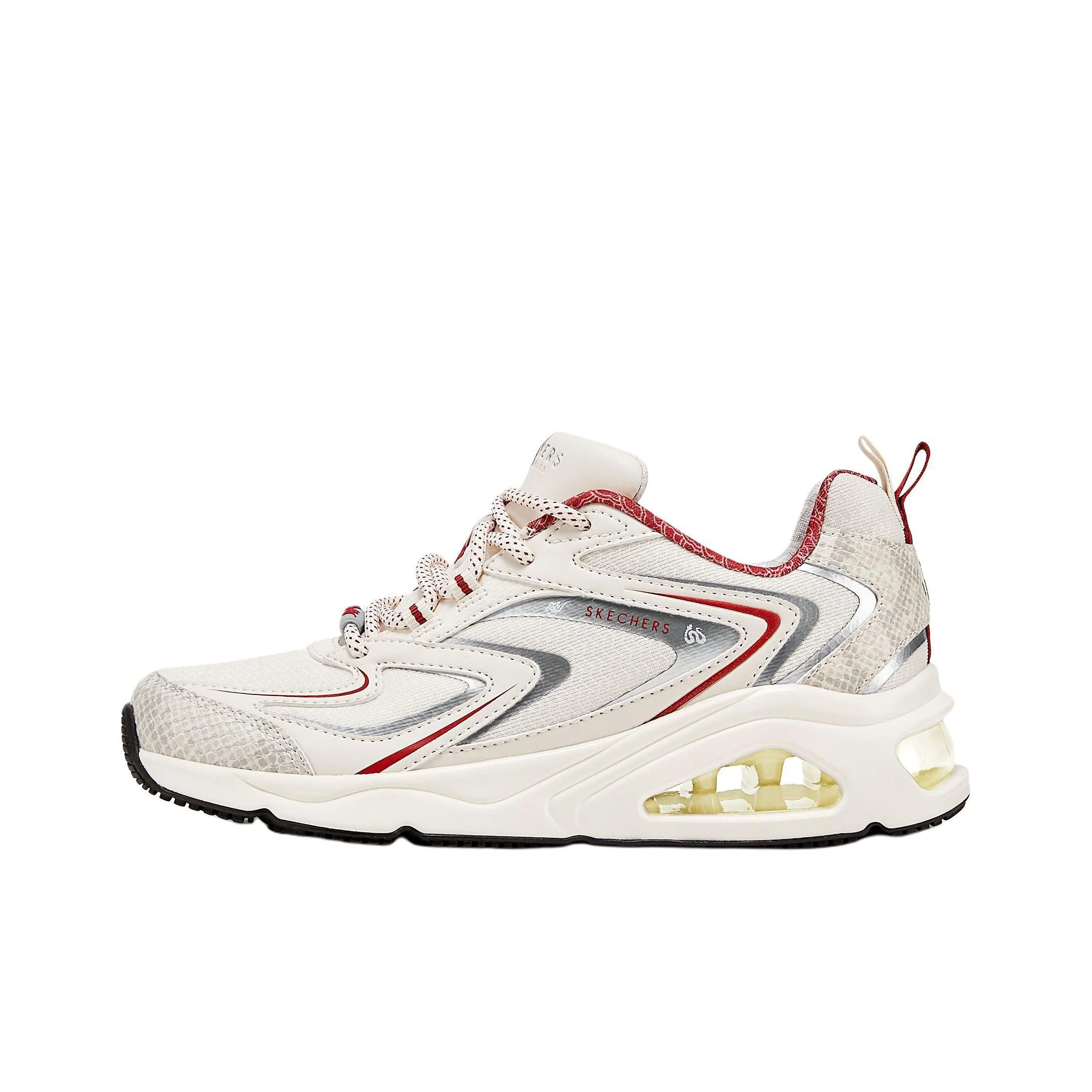 

Skechers Tres Air Uno Wear resistant And Lightweight Low top Running Shoes Women's White 800029-WRD