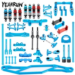 YEAHRUN Metal CVD Shock Absorbers Motor Battery Post Plate Arm Mount for Tamiya TT02 1/10 RC Drift Car Upgrade Parts