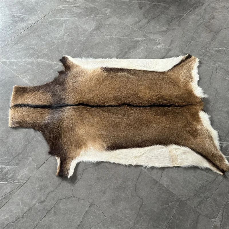 Free Shipping Natural Color Real Goat Fur Skin for Floor Rugs