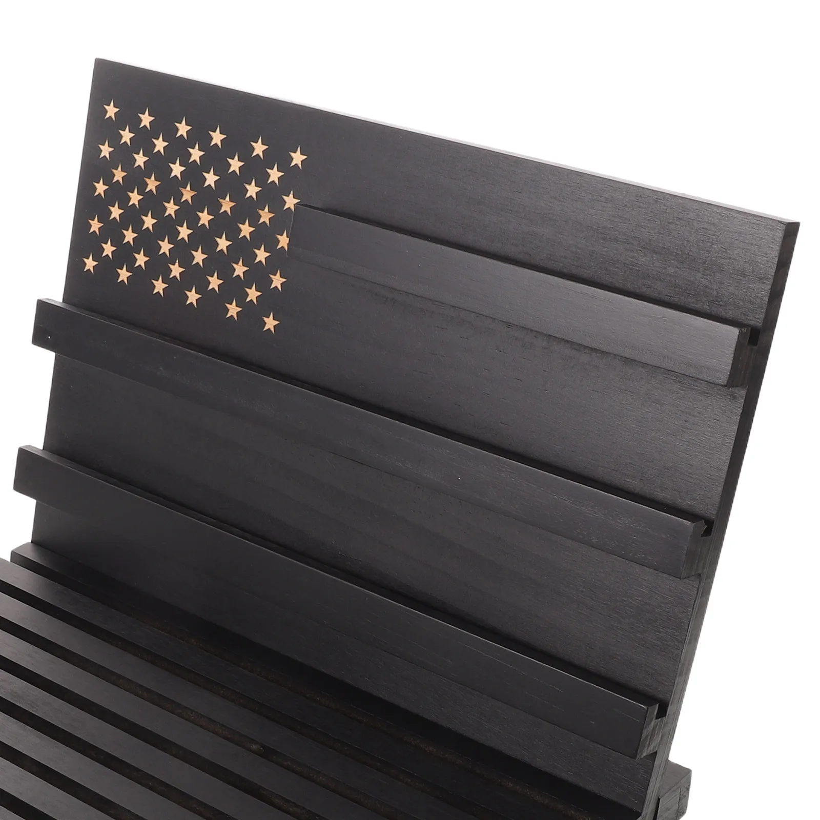 Wooden Challenge Coin Display Stand Military Medals Holder Rack for Home Office Cabinet Military Coin Display Case Collector