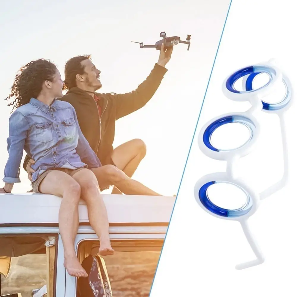 

Portable Motion Sickness Glasses Anti-Sickness with Liquid Ring Anti-Vertigo Glasses Lensless Lightweight Anti-Dizziness Eyewear