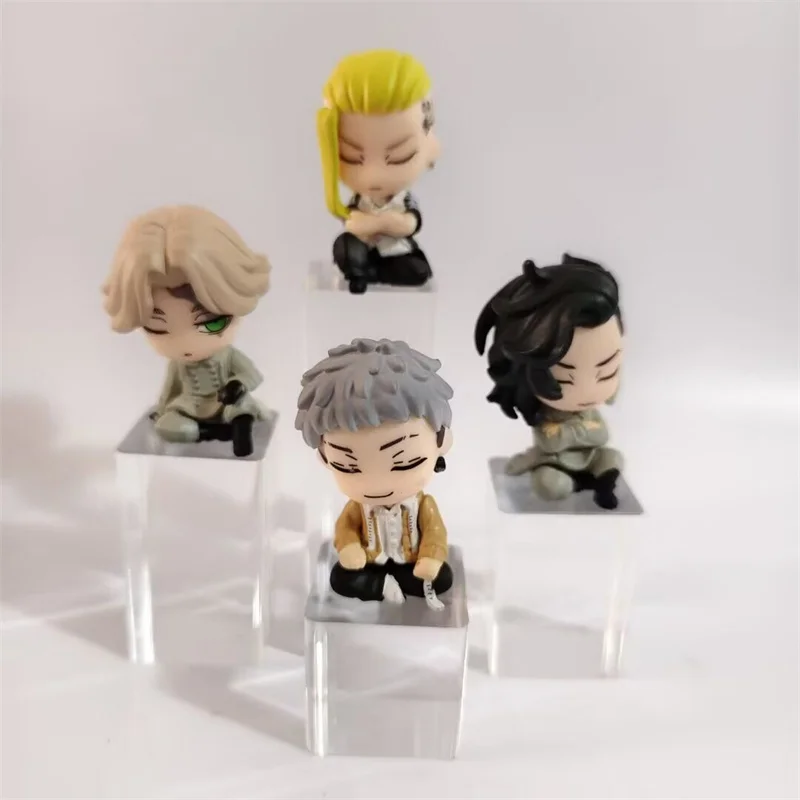 Anime Tokyo Revengers Gashapon Toys Sitting Sleep Draken Mitsuya Takashi Inui Seishu Anime Figure Model Dolls Kids Gifts