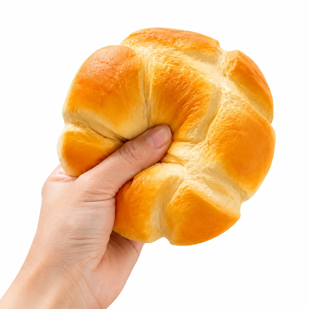 Jumbo Pineapple Bun Squishy Toy Giant Realistic Bread Slow Rising Squeeze Toy Soft Stress Relief Sensory Fidget Toy