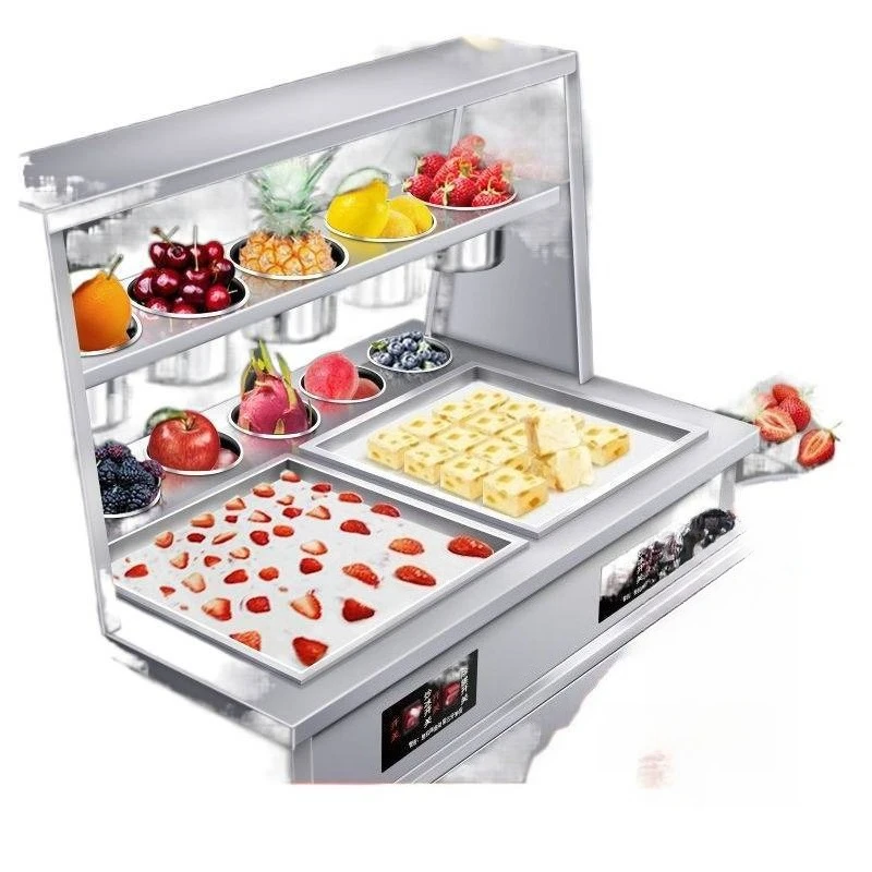 

Fried ice machine Fried yogurt Commercial Internet celebrity thick cut ice cream ice cream roll machine