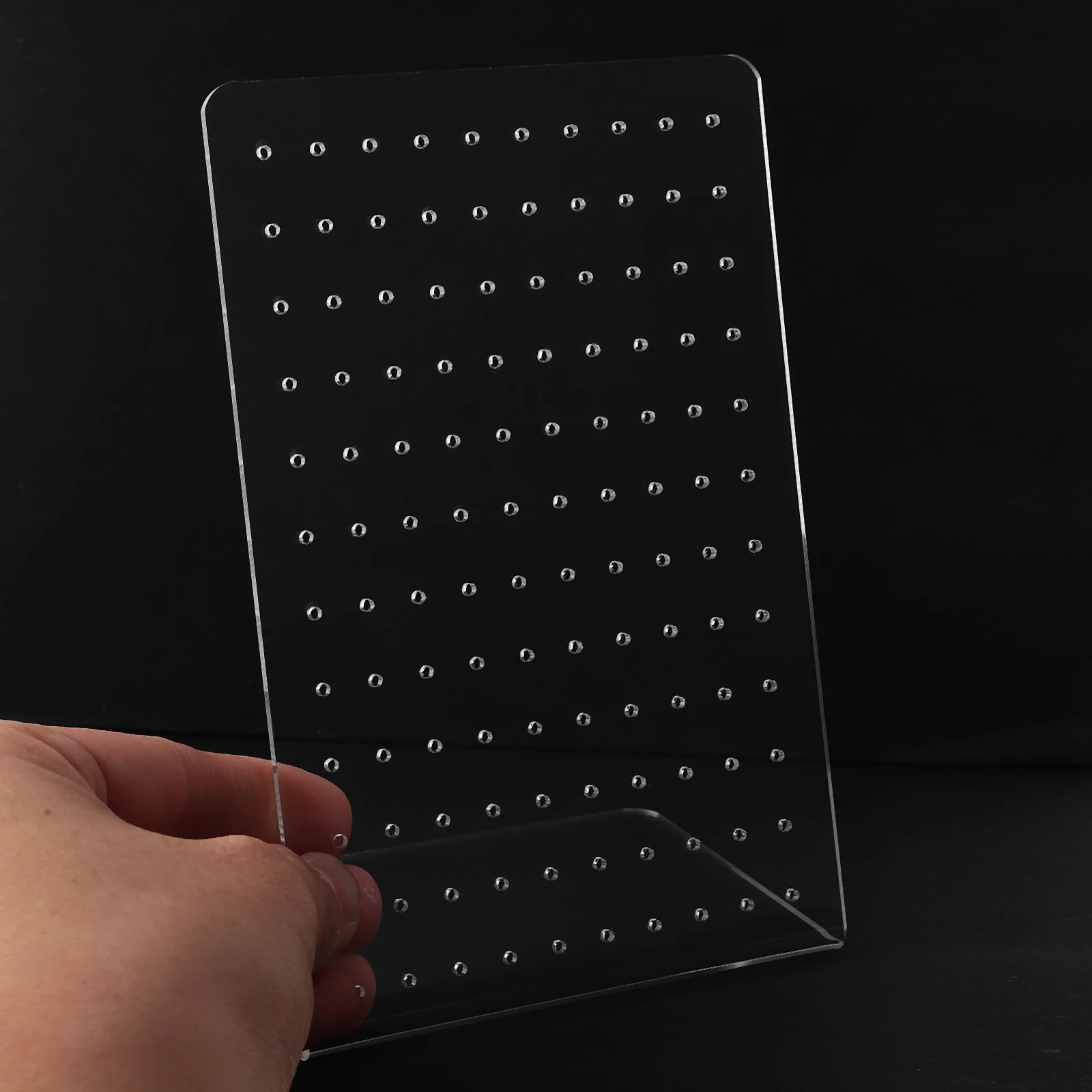 

120-Hole Clear Acrylic Holder Organizer Stand Jewelry Display Storage Tree Hanger Earring Rack Earring Hangers Acrylic Jewelry