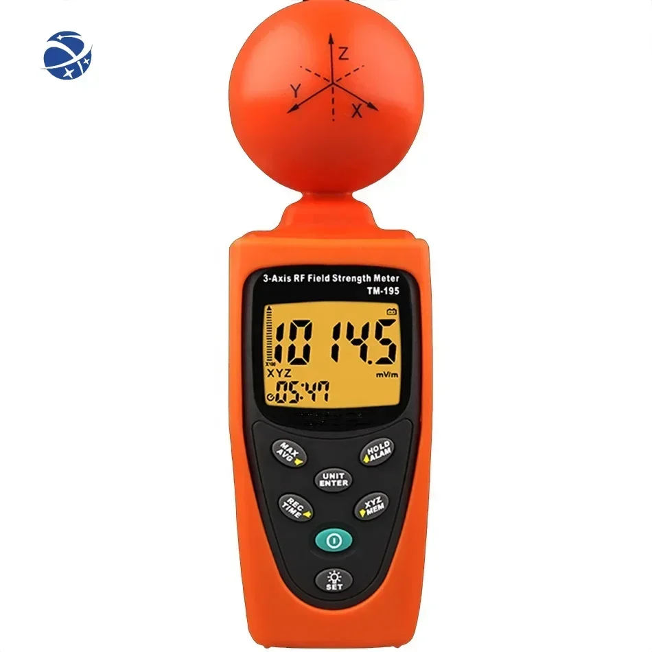 yyhc TM-195 3-Axis RF Field Strength Meter EMF Meter Measuring and Monitoring Radio Frequency(RF) Electromagnetic Field Strength