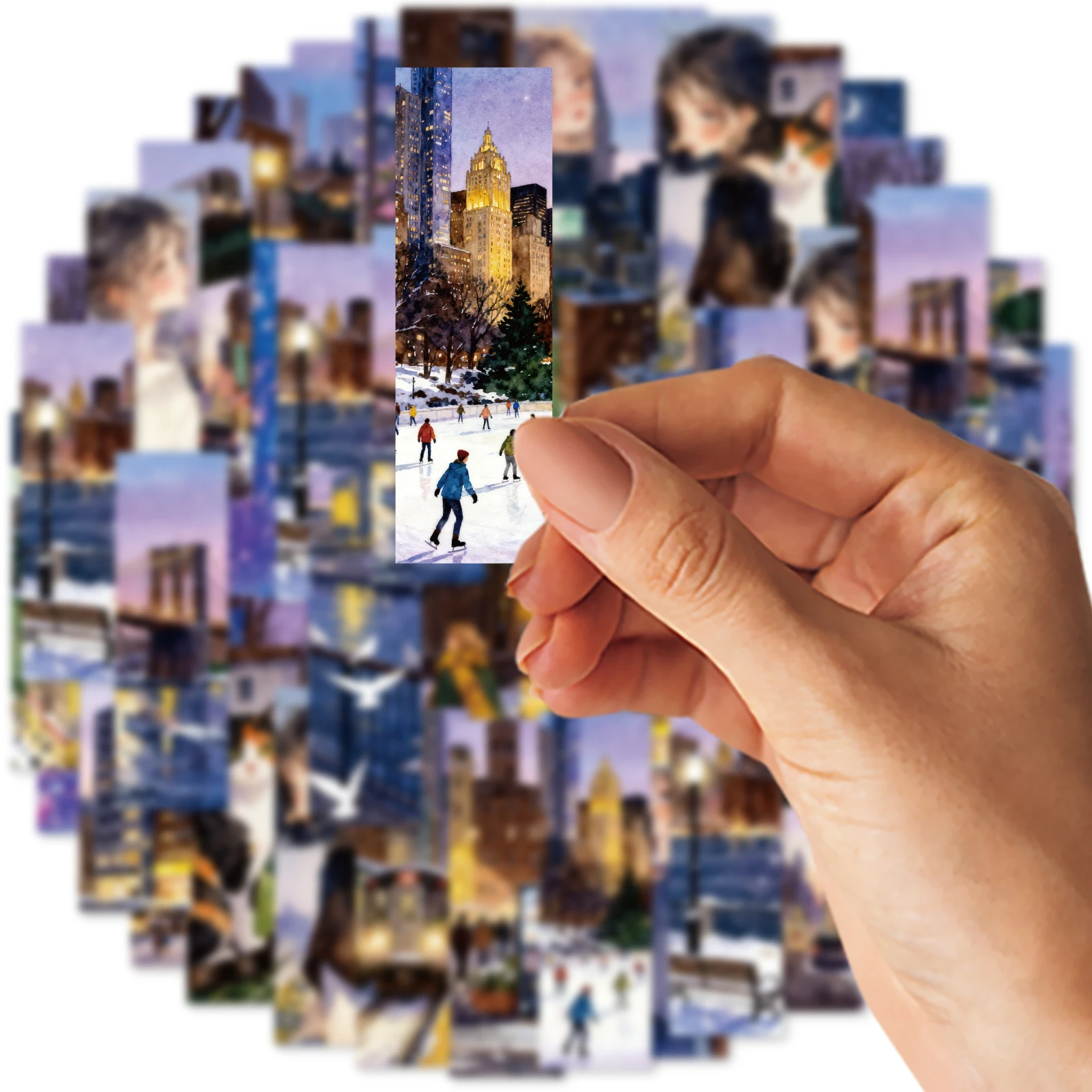 สติกเกอร์ตกแต่งสมุดบันทึกลายสาวสวยในธีมเมืองยามค่ำคืน 25 ชิ้น จาก Etori Life สำหรับตกแต่งแล็ปท็อป, โทรศัพท์, อัลบั้มรูป, อุปกรณ์ตกแต่งโต๊ะทำงาน, อุปกรณ์ทำสมุดภาพทำมือ, ถุงกระดาษของขวัญ, การทำการ์ด, การปิดผนึกขนม, อุปกรณ์การเรียน, สติกเกอร์ของเล่น, ของขวัญวันวาเลนไทน์