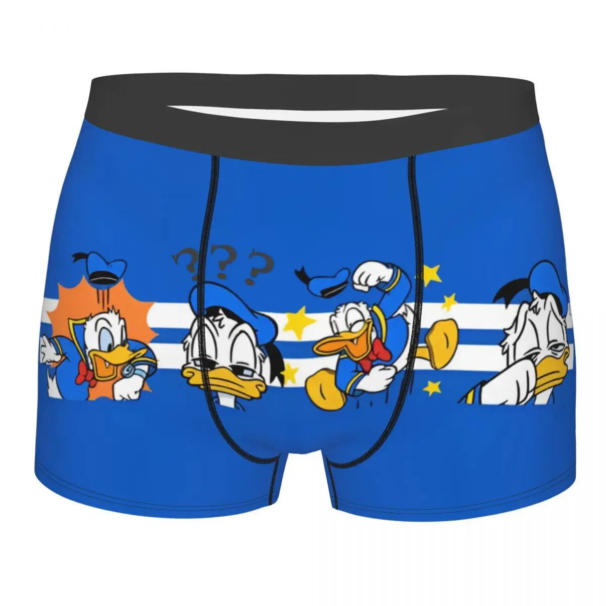

Мужские трусы-боксеры с принтом Дональда Дака в стиле аниме, мягкие шорты-трусы с комиксами