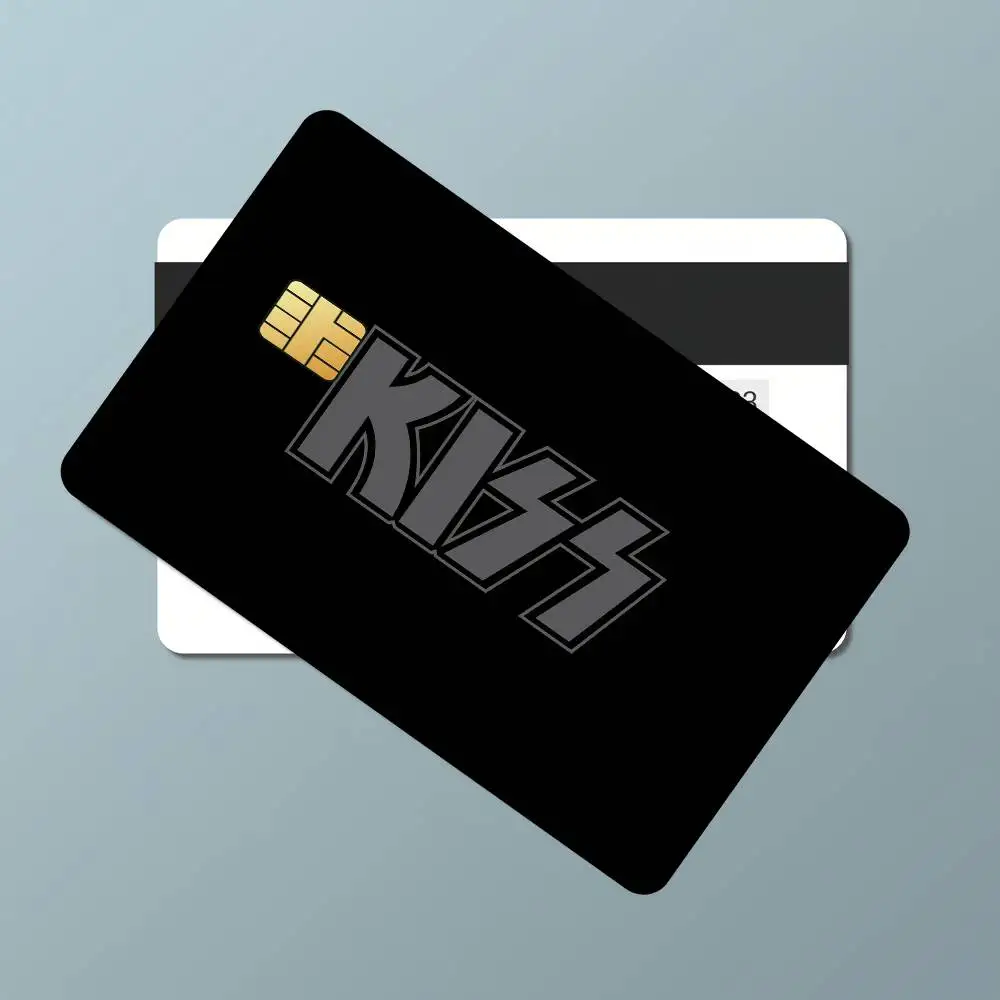 Band K-KISS Bank Card Sticker Film Tape Skin For Credit Card Debit Card Waterproof Stickers view 4
