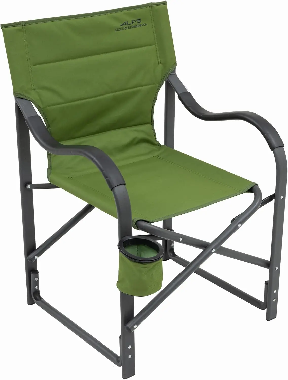 

Mountaineering Camp Chairs for Adults - Comfortable Padded Polyester Fabric Over Sturdy Wide Aluminum/Steel Frame with Tall