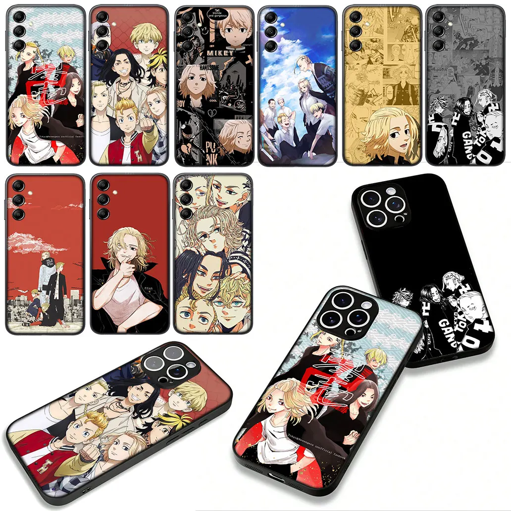 Tokyo Revengers Naoto Mikey Hinata para OPPO A80 A40 A60 A38 A79 A16 A17 A58 A78 A94 A95 A57 A15 A96 A74 A53 funda de teléfono