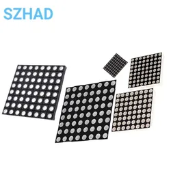 8X8 8*8 dot matrix LED nix 1.9/3.0/3.75/5.0mm red highlight 788/1088*1588/2088AS/BS Common Cathod Common Anode