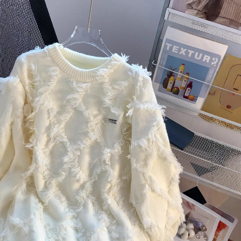 Ele Thiened شرابة لورز سترة هوديي الرجال Faion لباس غير رسمي ألياف البوليستر طويلة Sve جولة Ne الدفء