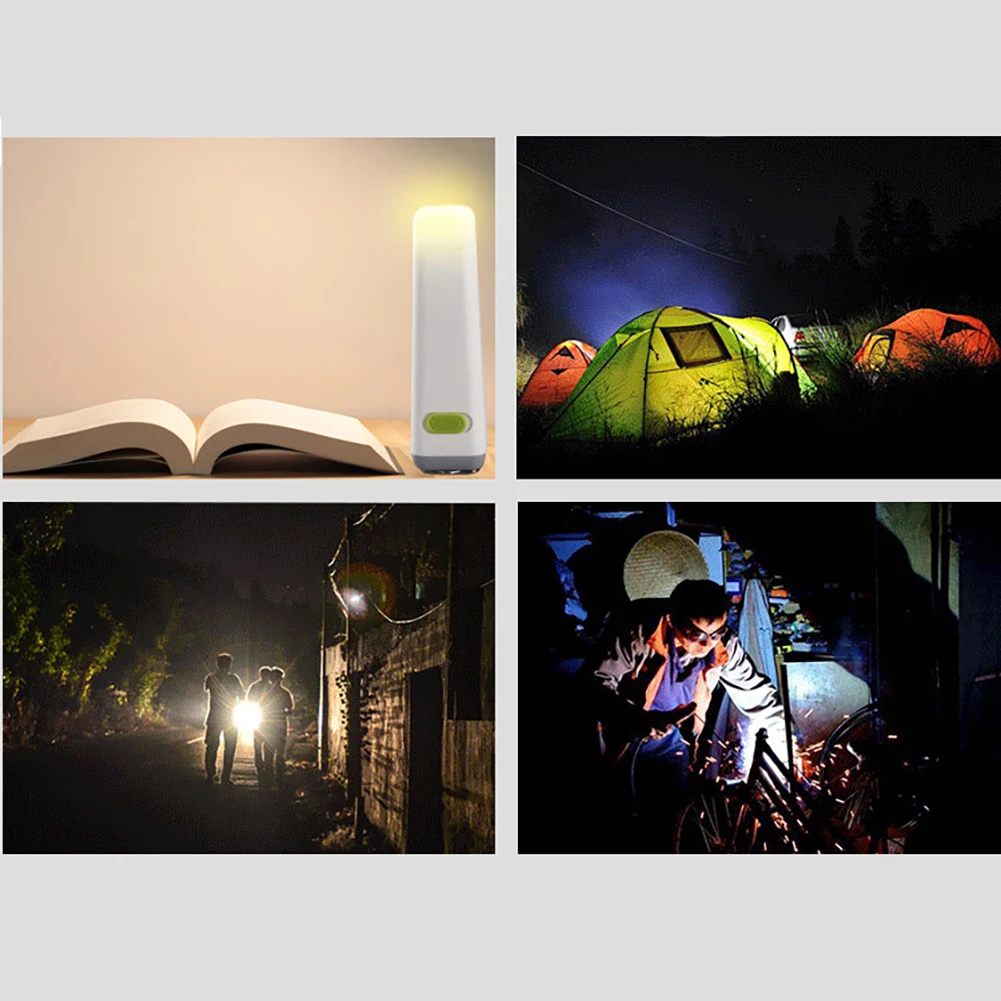 Strong Light Mini Flashlight USB Charging Outdoor Small Flashlight Walking Portable Household Lighting Flashlight