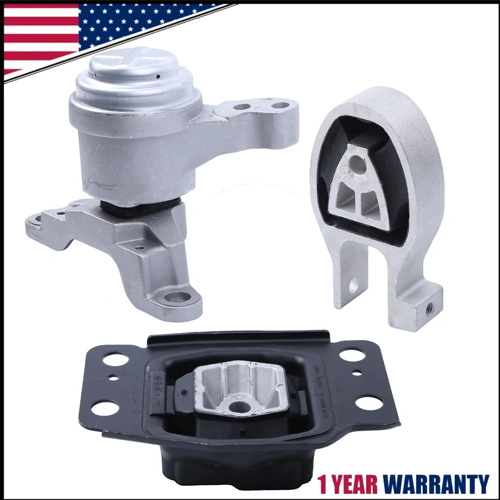 

3PCS Car Engine Motor Mounts A5768 A5800 A5603 For Ford Fusion 2013-2014 1.6L High Quality Automatic Motor Mount Kit Auto Parts
