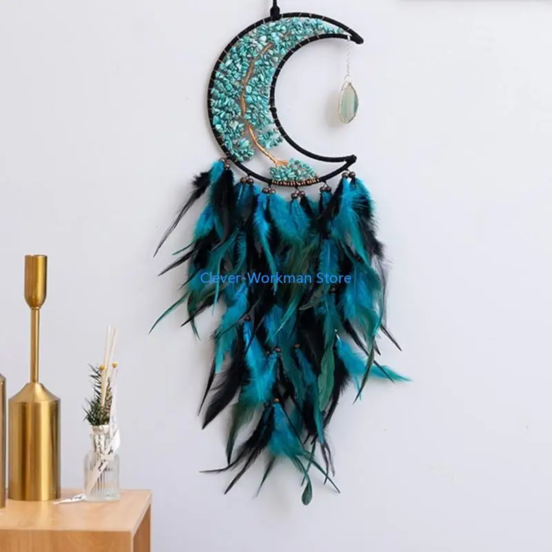 

24td Moon Dream Catchers Feath