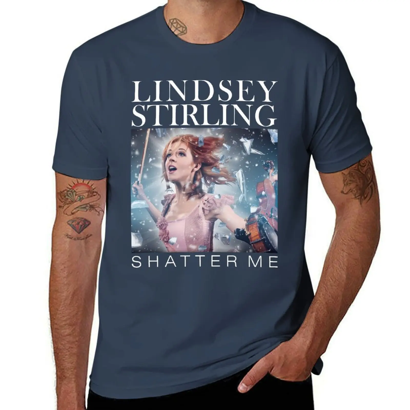 

LINDSEY STIRLING T-Shirt cotton t shirts man 100% t shirt man plain T-Shirt