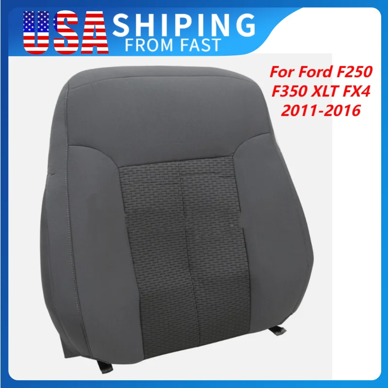 

Car Seat Cover For Ford F250 F350 XLT FX4 2011-2016 Front Cloth Seat Cover Gray / Driver Foam Breathable Front Car Seat Cushion
