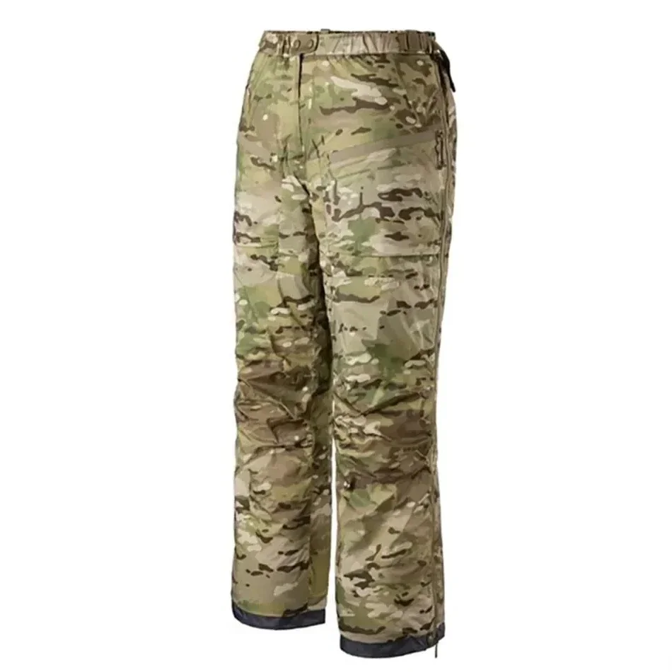 

Outdoor Thickened Warm Tactical Trousers Men's Winter Waterproof And Windproof Ski Pants All Fully Leg Open With Zip Cargo Pants