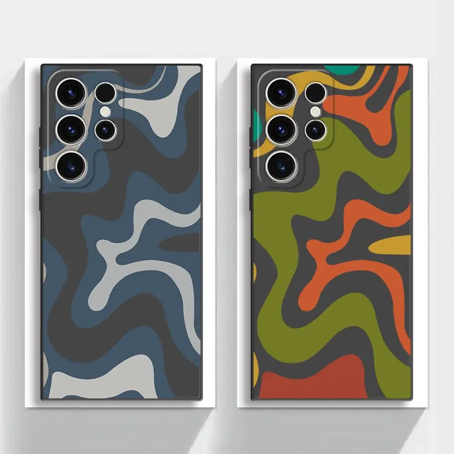 Swirl Abstract Pattern Phone Case for Samsung Galaxy S20 S24 Ultra S21 5G S21 FE S23 Ultra S22 Plus S21 Ultra S23 Cover