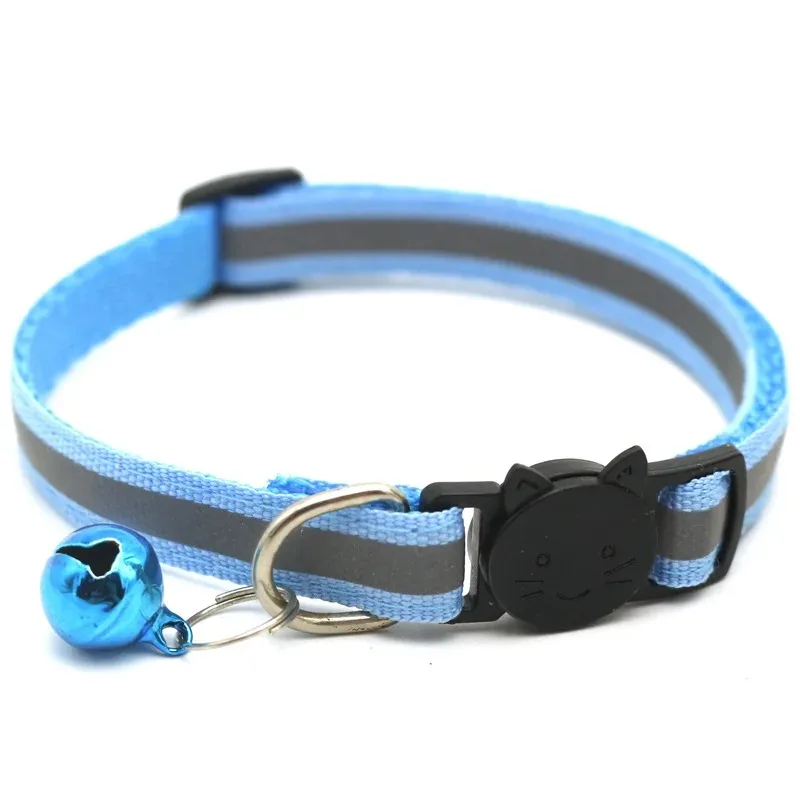 10 Stück Großhandel Katzenhalsbänder mit Glocke, Verstellbare Halskette für Katzen, Welpen und Kätzchen, Dropshipping Haustier-Katzenhalsband – Detail 15
