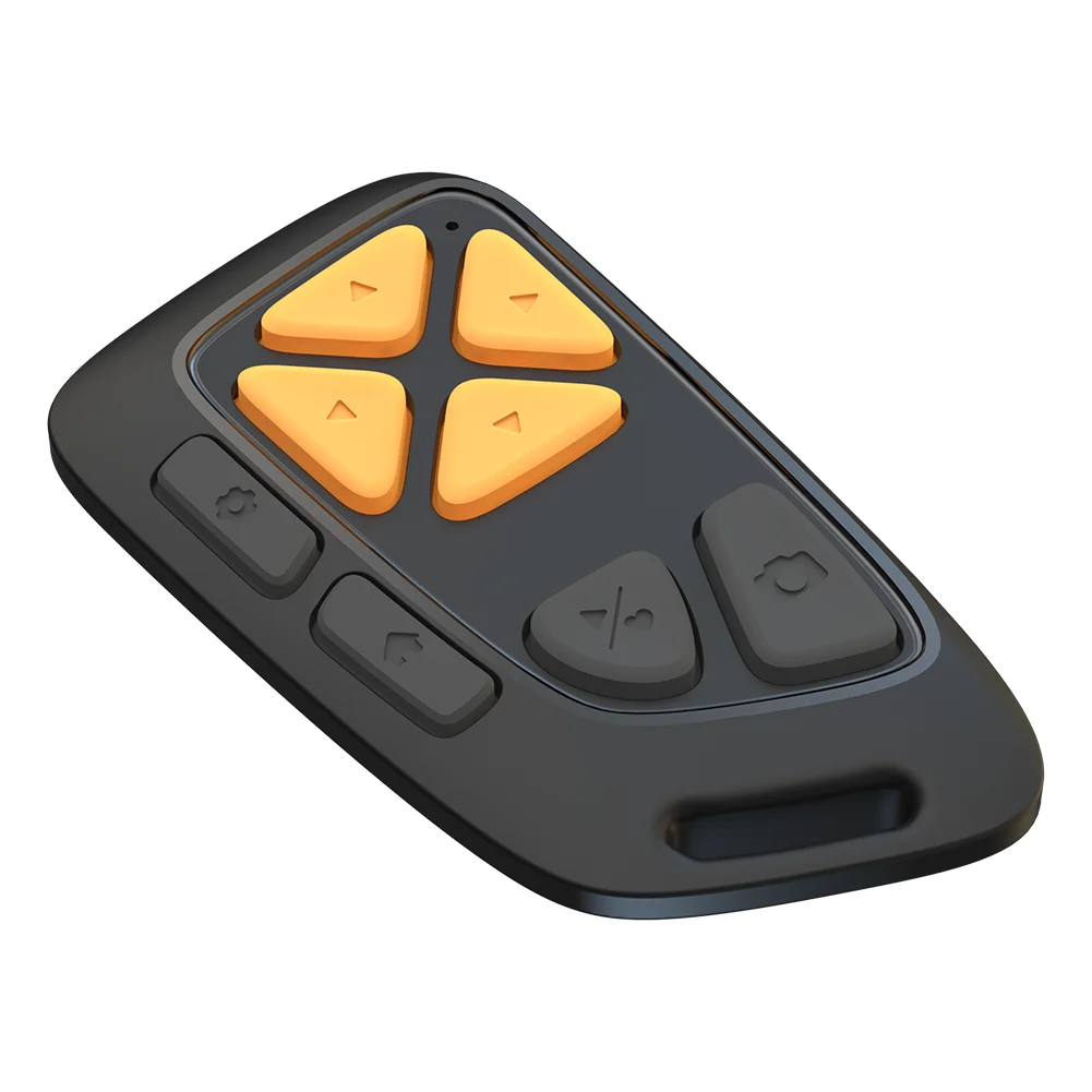 Remote Control Wireless Page Turner Bluetooth-Compatible 10M Control Range Video Scrolling Remote 8 Mute Button for Cell Phone