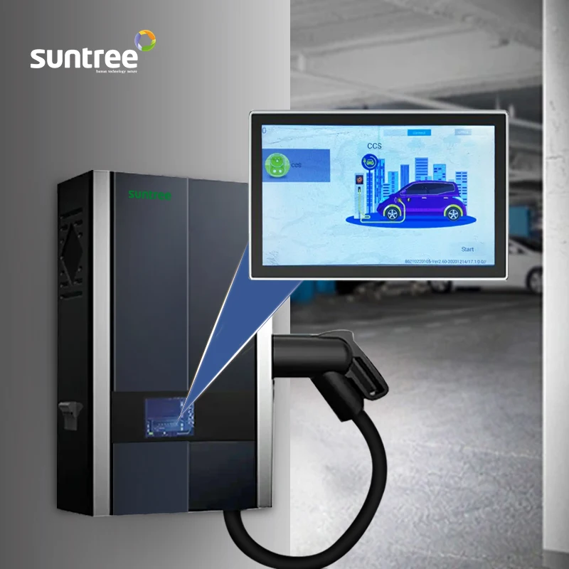 Cheap Wallbox Dc Ccs Type 2 Fast 40kw Rapid Chargers Ev Ccs2 Level 3 Charging Stations Of Electric Vehicles