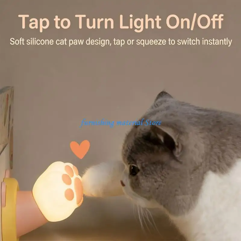Y5GD Elegant Animal Hand Night Lamp With 500mAh Battery And Type C Charging