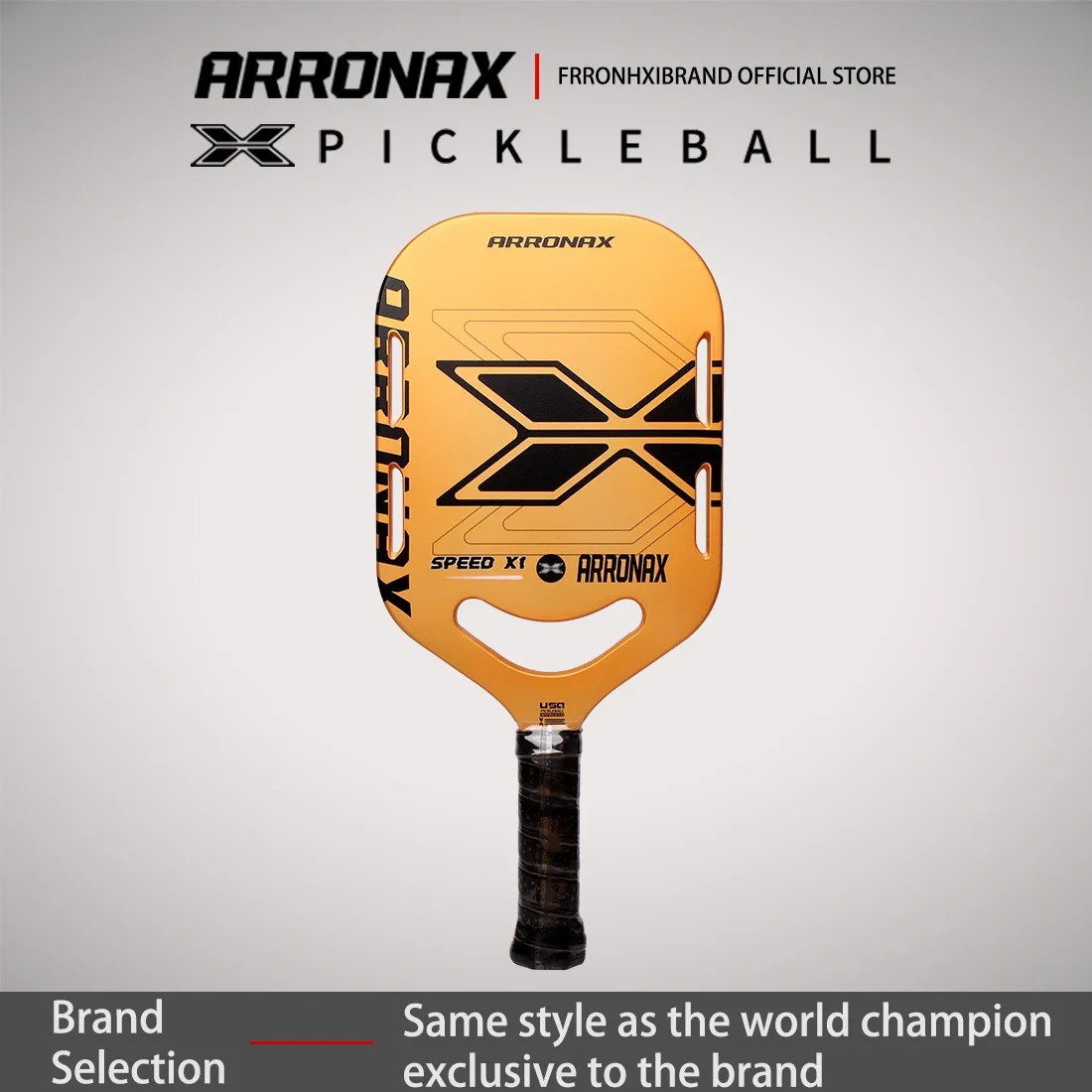 Arronax-Full Carbon Thermoformed Pickleball Paddle, Núcleo PP, USAPA Aprovado, Entretenimento Esportivo, 16mm