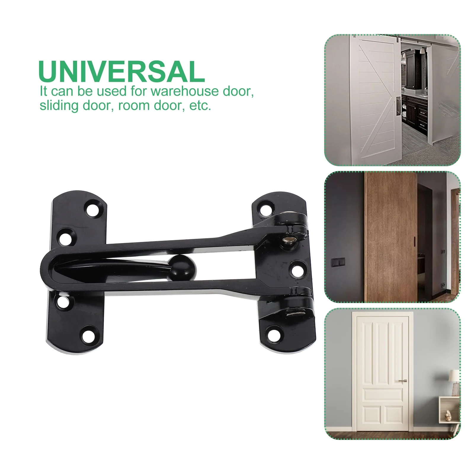 スイングバーセキュリティロック亜鉛合金強化ロックホテルホームチャイルドセーフティドアチェーンガードドアラッチ