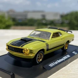 1:64 Scale Diecast Alloy 1970 Ford Mustang Boss 302 Boy Toys Cars Model Classics Nostalgia Adult Gifts Souvenir Static Display