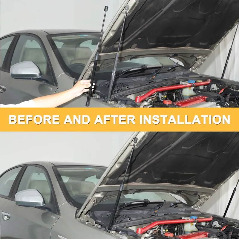 For  Alfa Romeo 159 Brera Spider 2004-2011 carbon steel car front hood hydraulic rod slow down rod car modification accessories