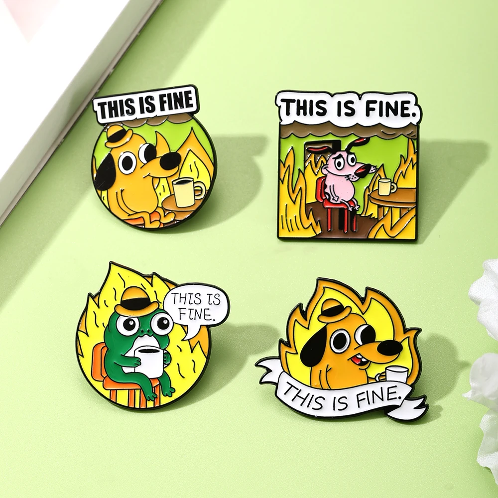 4PCS Yellow Anime Cartoon 