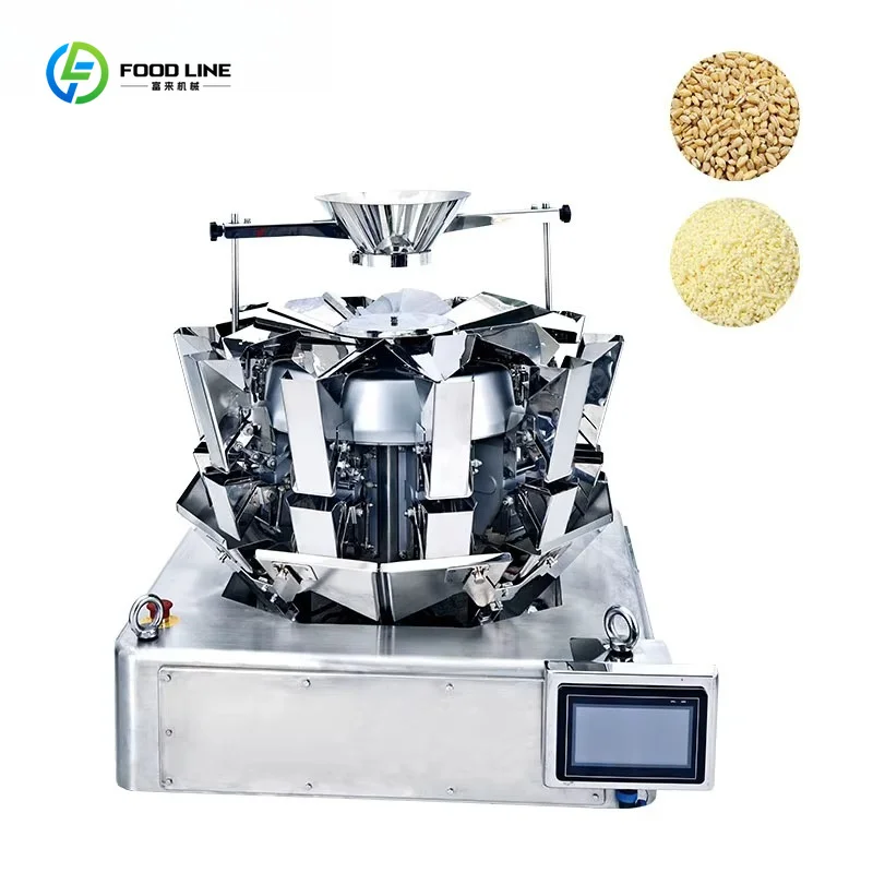 High Precision Mini Multihead Combination Weigher for Seeds Tea Coffee Small Granule Weighing Equipment Custom