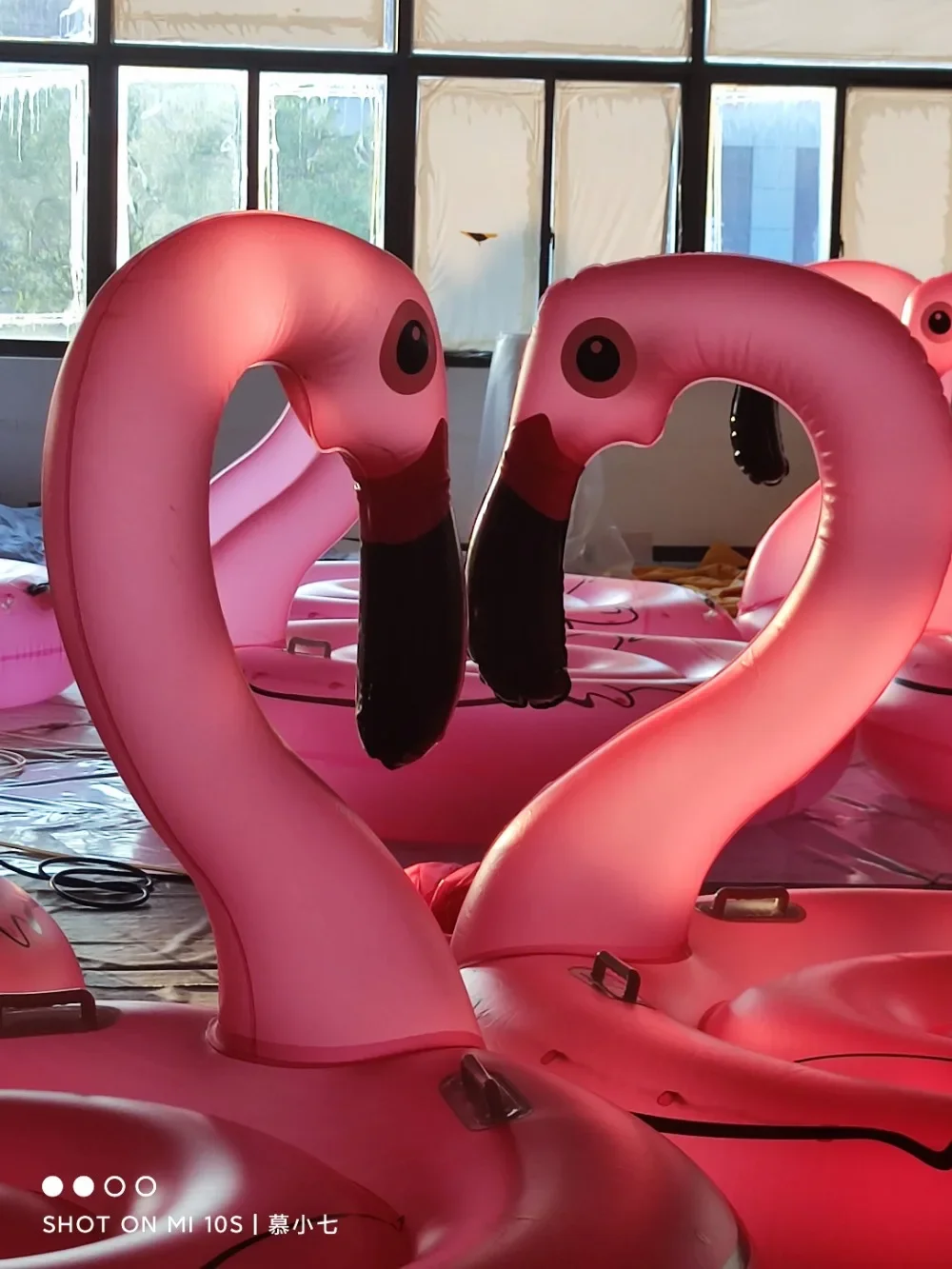 Flamingo float verão mais quente rosa tubo de jangada inflável acessório de piscina confortável para brincar aquático