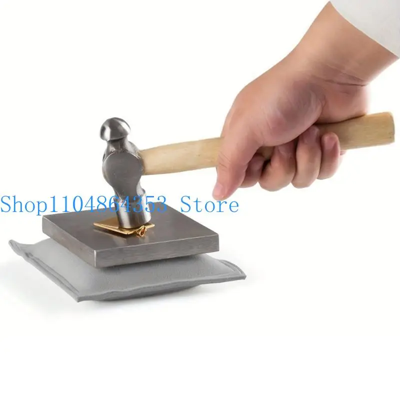 

Инструмент для штамповки металла 652F Наковальня из закаленной стали Металлообрабатывающая пластина Штамповочный молоток