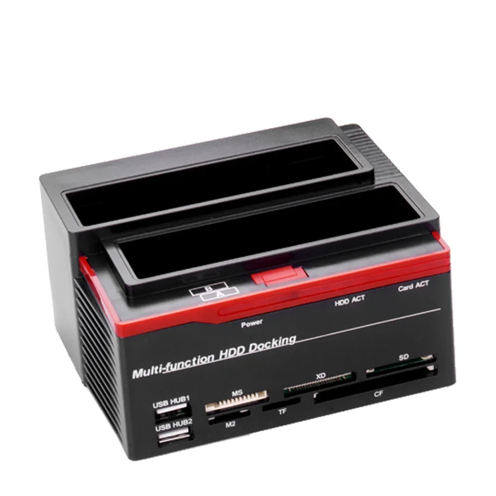 Imagem -05 - Usb 3.0 tipo c para Portas Sata Porta Ide Disco Rígido Hdd Docking Station Leitor de Cartão Hub com Otb Otc 2.5 3.5