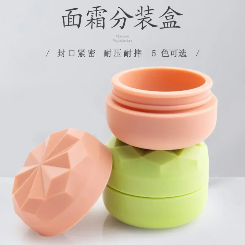 Silicone Dispenser Storage Box Foundation Make-up Milk Emulsion Portable Box Face Cream Skin Care Products Sub Packaging