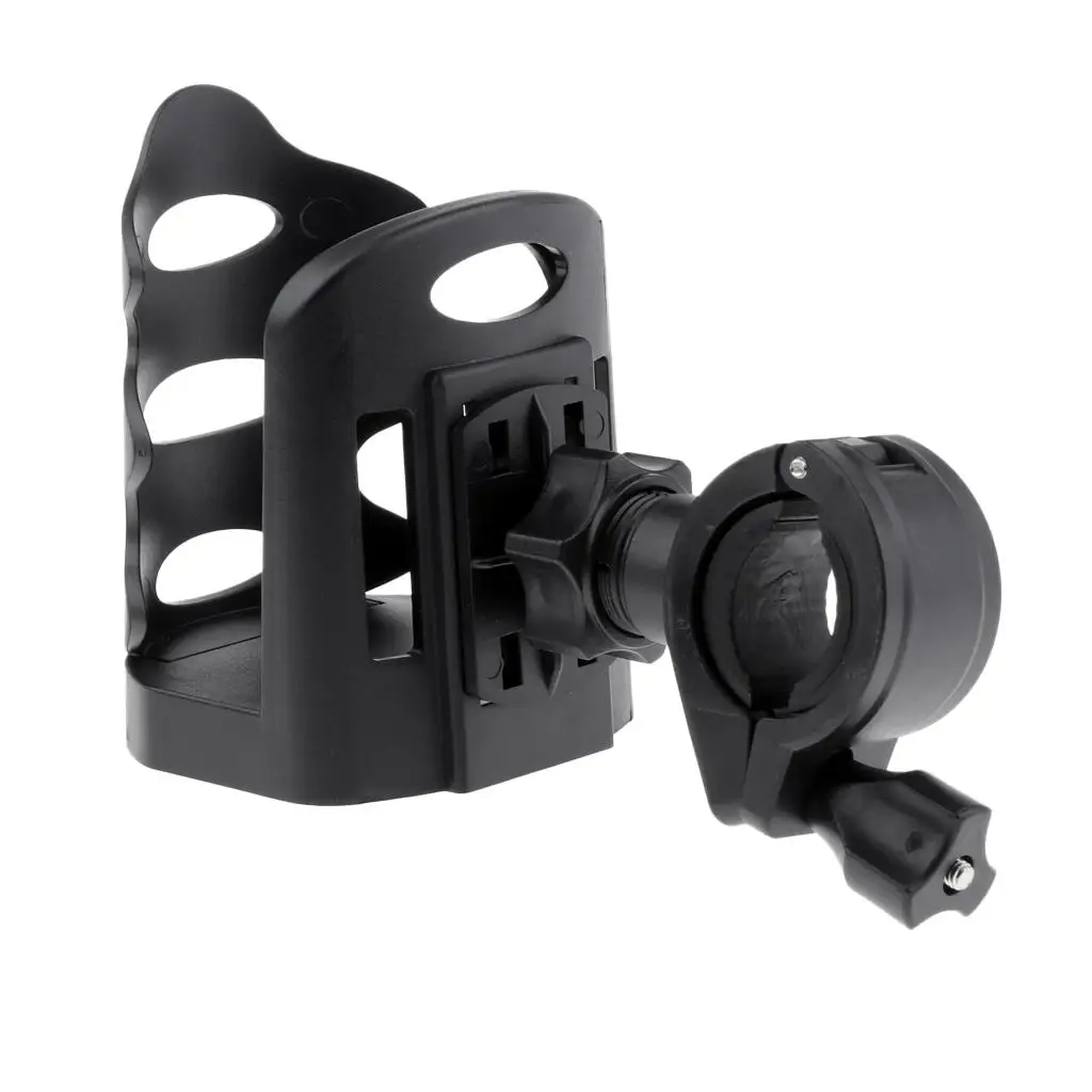 Adjustable Water Bottle Holder for Bike Lightweight Plastic Cup Bracket Cycling Accessory for Handlebar Mount