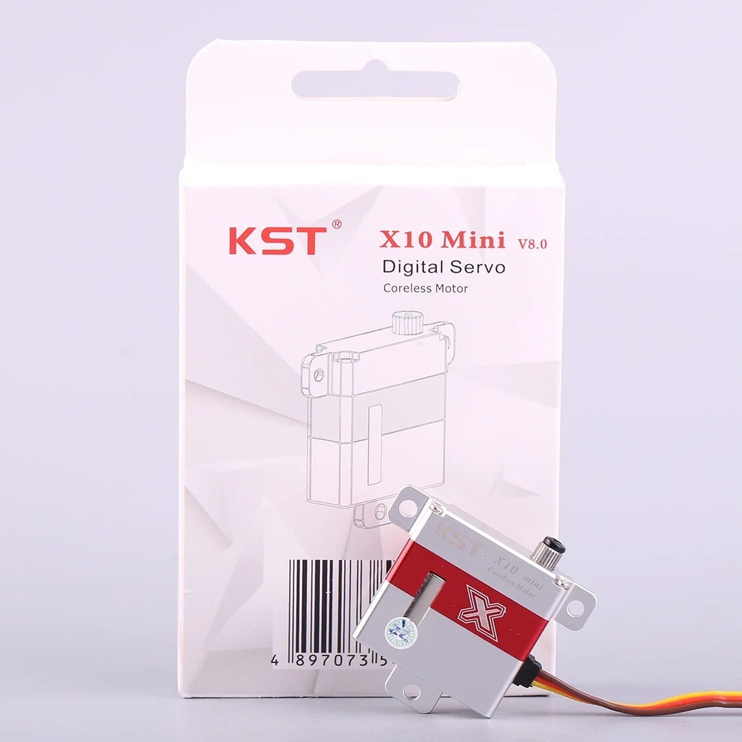 

KST X10 MINI Сервопривод с металлической шестерней и фиксированным крылом Модель самолета высокого давления и высокого крутящего момента Рулевой механизм X10-710 Цифровой сервопривод