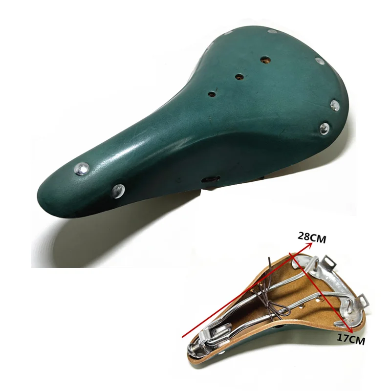 G98 Fahrradsattel aus reinem Rindsleder, handgefertigt, Sitzkissen, Fahrrad, Sport, Retro, Vintage, Fahrrad, Fahrradsattel – Detail 39