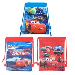 Lightning McQueen Theme 1pcs/lot Mochila Non-woven Fabrics Drawstring Birthday Party Boys Favors Gifts Bags Decorate Backpack