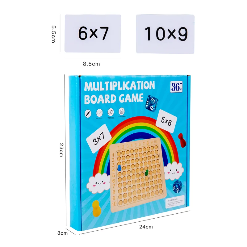 Multiplicação Board Game for Children, nove multiplicação e quebra-cabeça, Educação Infantil, Ensino de Matemática, Matemática